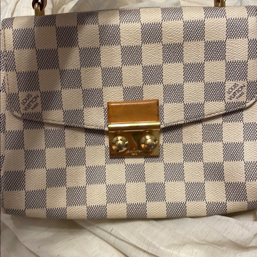 Louis Vuitton Croisette 
**dog chewed strap**